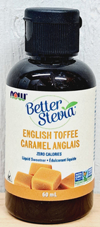 Stevia - Liquid Sweetener - English Toffee (NOW)